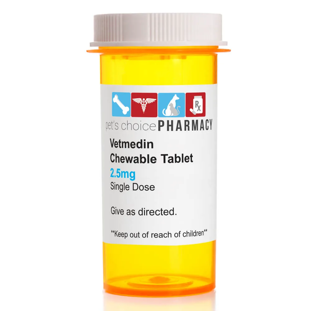 Rx Vetmedin Chewable Tablets