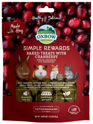 Simple Rewards Cranberry Small Pet Treat