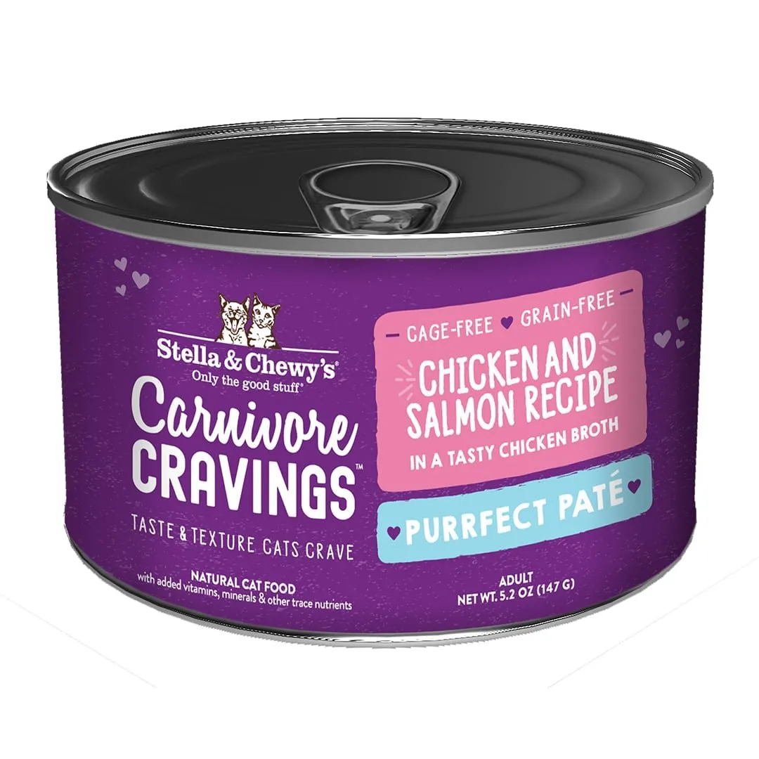 Stella & Chewy's Carnivore Cravings Savory Shreds Chicken & Salmon Wet Cat Food