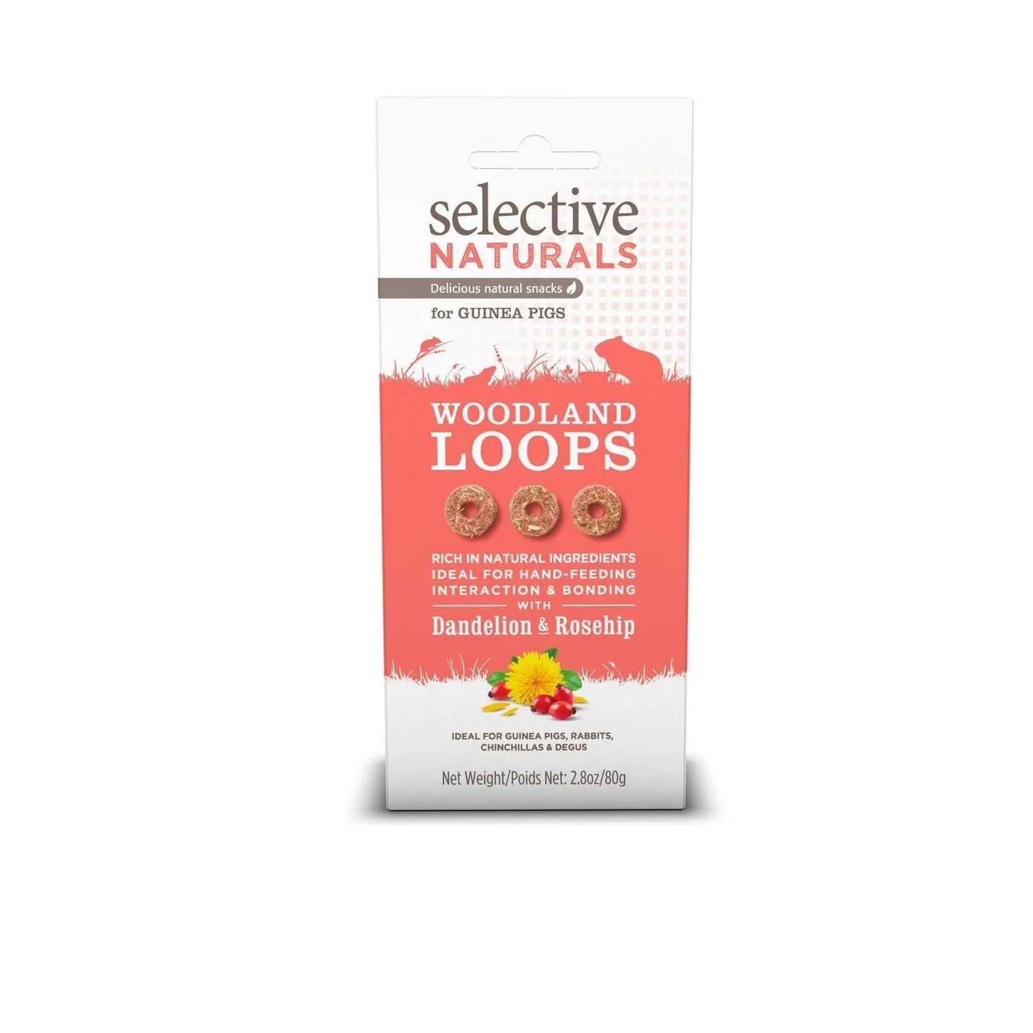 Supreme Selective Naturals Woodland Loops Guinea Pig Treats 80g^^^