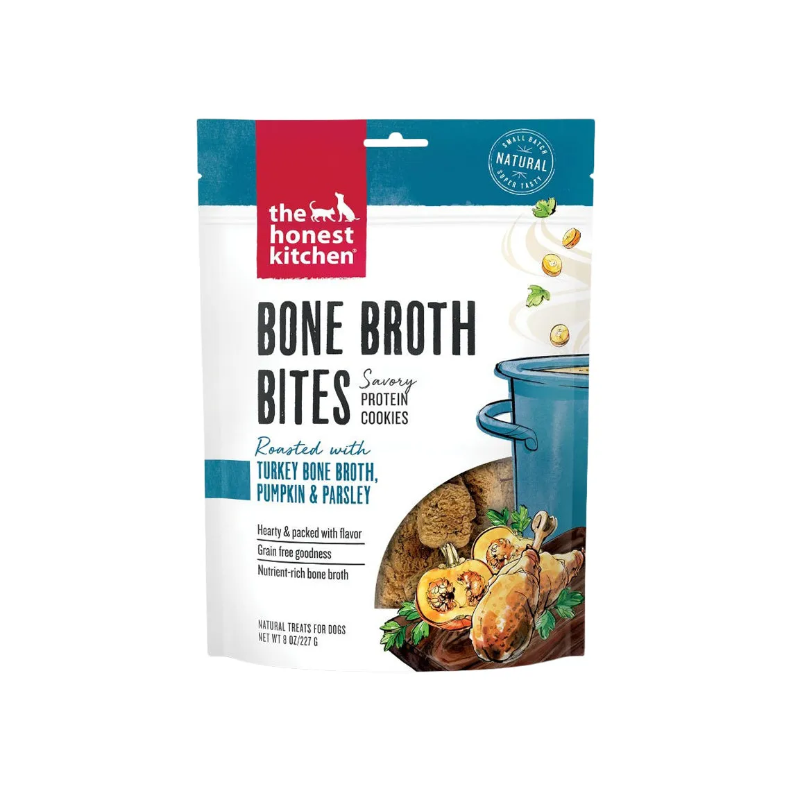 The Honest Kitchen Bone Broth Bites 8 oz Treats for Dogs