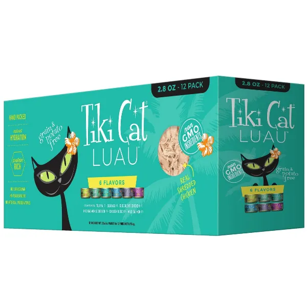 Tiki Cat Luau Variety 12-Pack Canned Cat Food