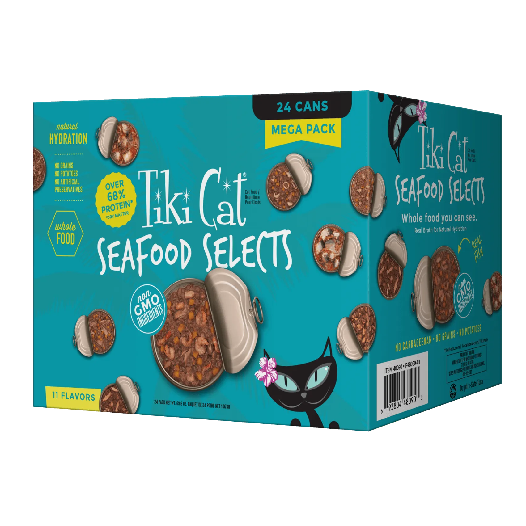 Tiki Cat Seafood Selects Mega Pack 11-Flavor Box 24/2.8-3 oz