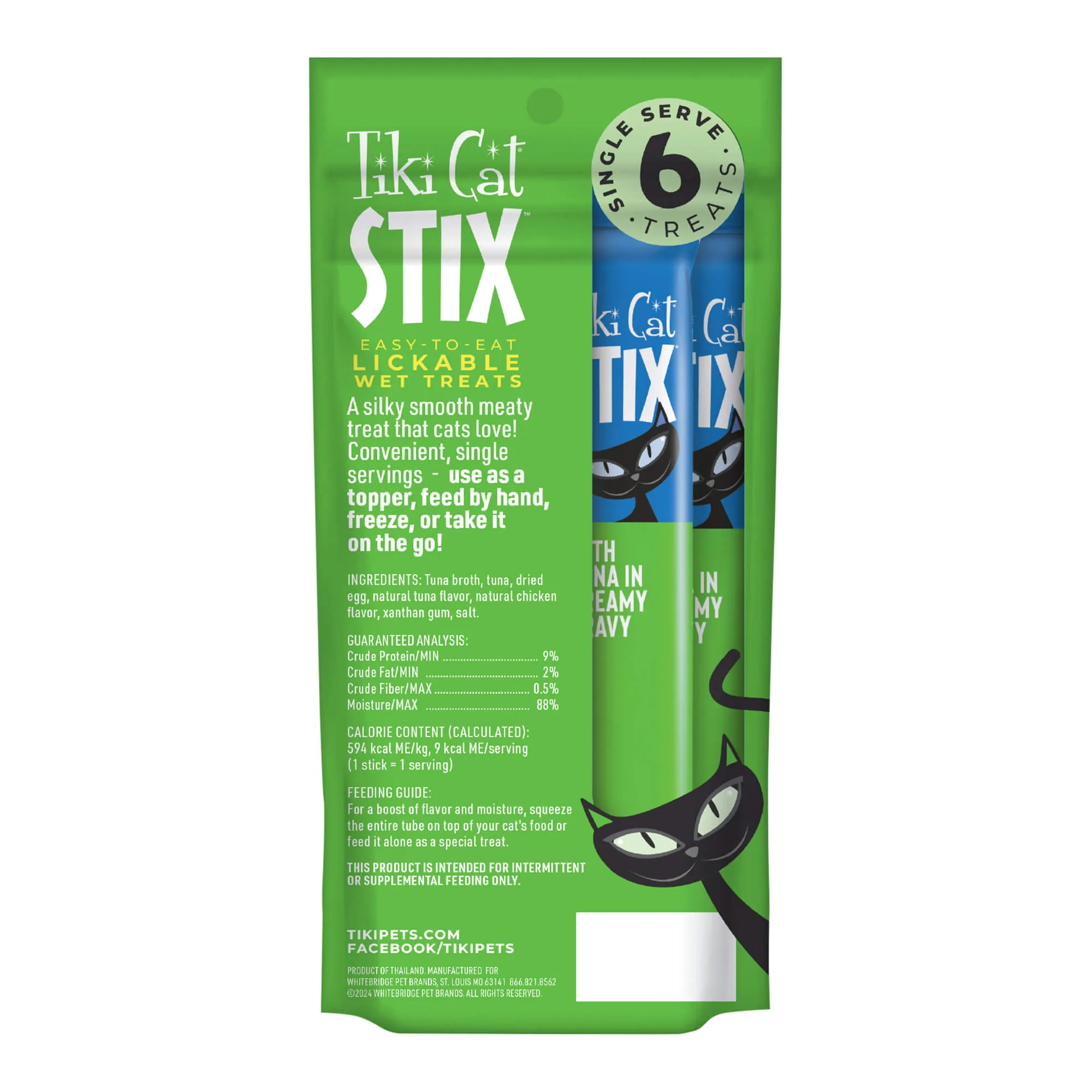 Tiki Cat Stix Wet Cat Treats, Tuna