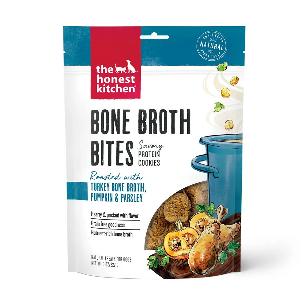 Turkey Bone Broth Bites with Pumpkin Dog Treats