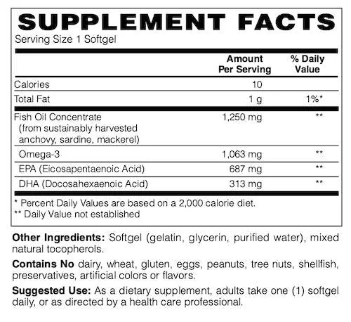 Ultra Omega-3, sgels