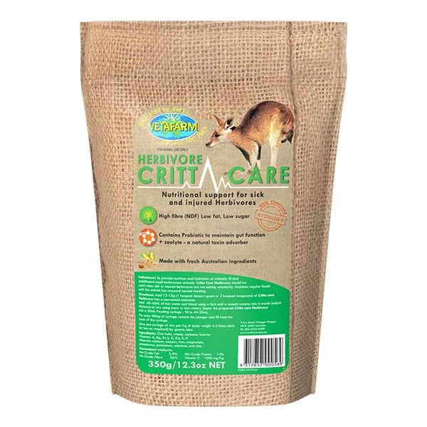 Vetafarm Crittacare Herbivore Food 350g