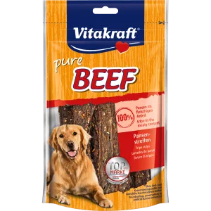 Vitakraft Dog Treats Pure Beef Tripe Strips 80g