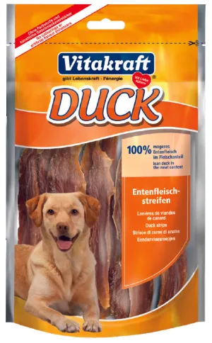 Vitakraft Duck Strips Dog Treat 80g