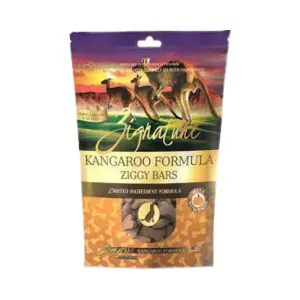 Zignature Kangaroo Ziggy Bars Biscuit Dog Treats